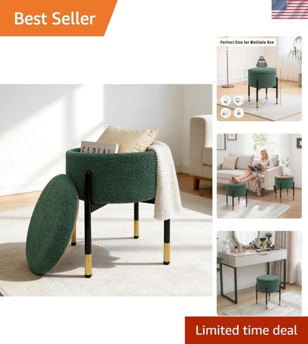 Round ottoman with - ottoman,